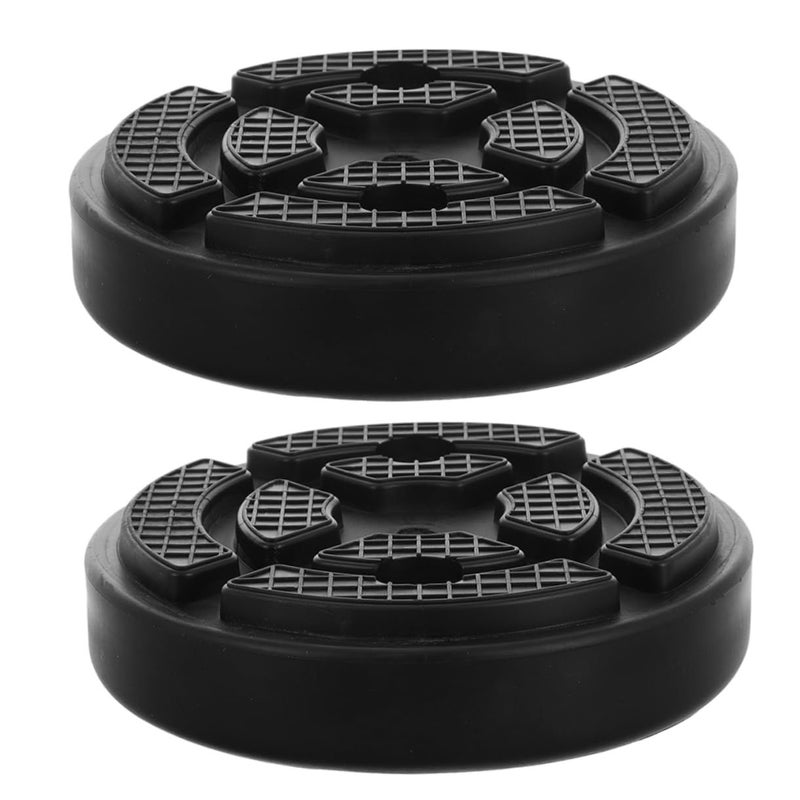 Universal Fit Rubber Jack Pad For Automotive Lifts 2pcs Heavy Duty Car Lift Mats Protective Design Safe Vehicle Lifting And Repair In Garage Or Workshop - Image 2