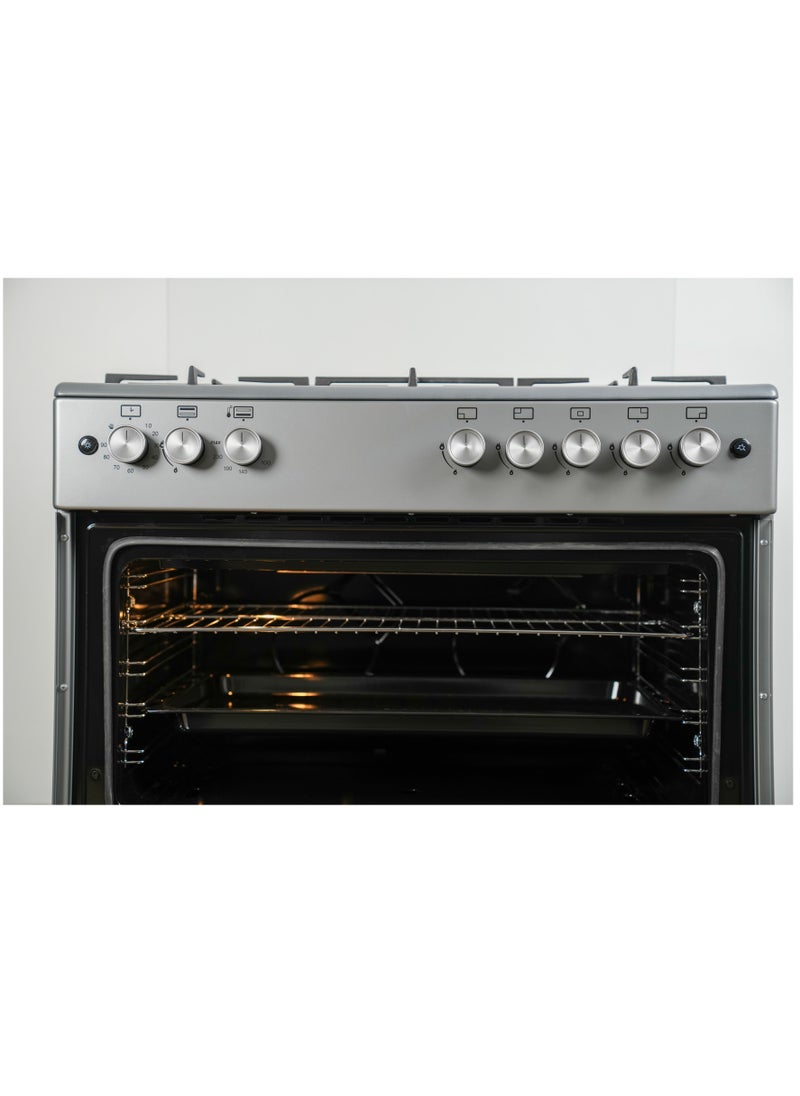 Starway Starway 90x60cm, 5 Burner, Iron Cast Stand, Auto Burner, Total Safety, Up & Down Heating Oven, Easy to Clean Surface,  trays+ Grid  - Image 4