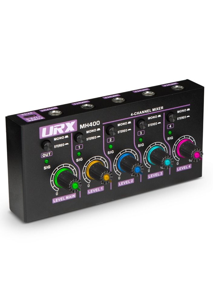 no 4-channel audio mixer MH400 black - Image 3