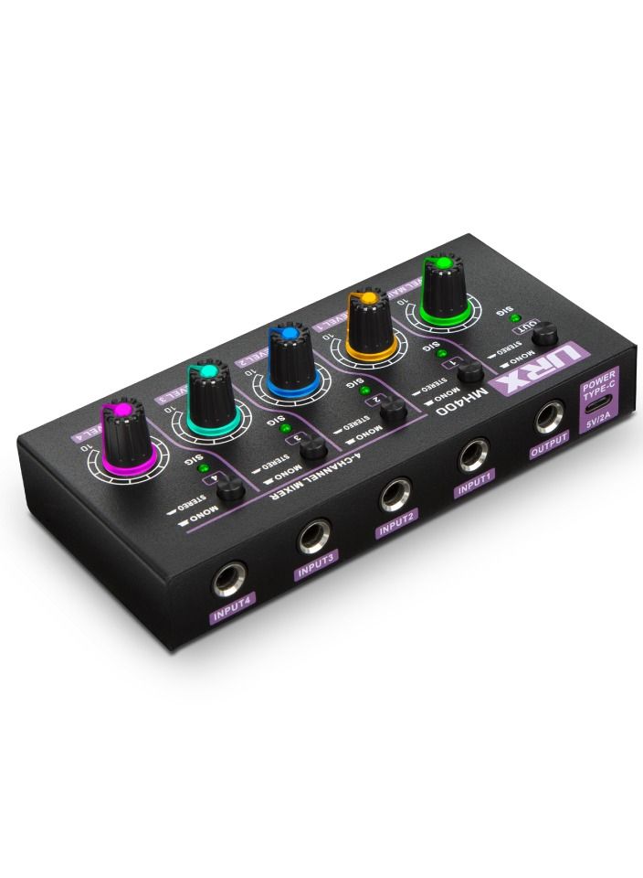 no 4-channel audio mixer MH400 black - Image 5