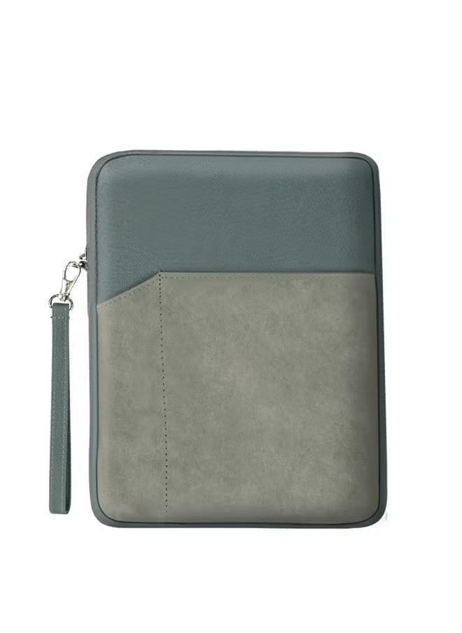 Generic Multifunctional storage bag,9-11 Inch Tablet Sleeve Bag Carrying Case for iPad Pro 11 2021-2018, Air 5/4 10.9, 10.2, Galaxy Tab A8 10.5, Tab S8 11", Surface Go 2, 1, Protective with Pocket, Dark Gray  - Image 1
