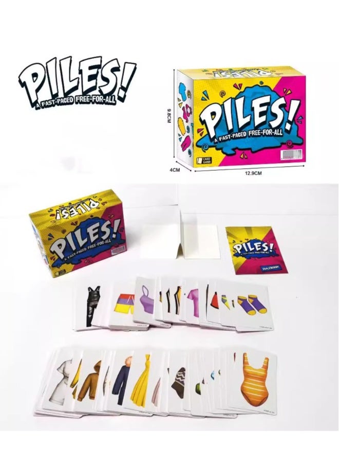 Piles Card Games – Family Games – for Kids 8 and Up – Games for Adults – Family Game Night – Travel Games – Party Games – Memory Games – 10 Mins  - Image 5