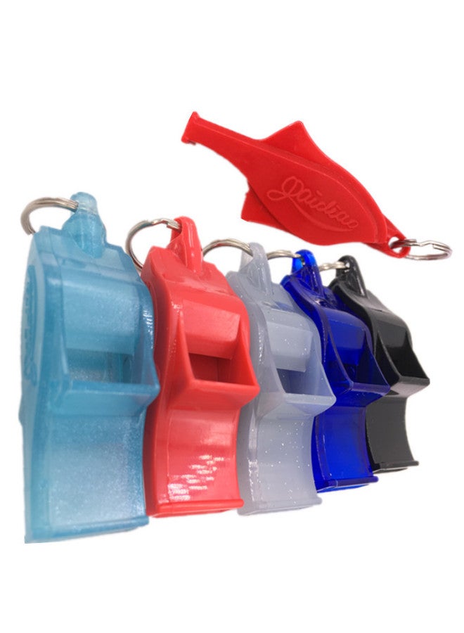 Generic Nuclear-free Plastic Whistle High Frequency Whistle Outdoor Sports Referee Special Whistle Basketball Football Sports Match Whistle-Color:Light Gray - Image 3