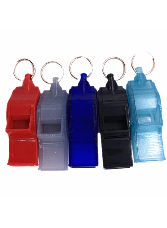 Generic Nuclear-free Plastic Whistle High Frequency Whistle Outdoor Sports Referee Special Whistle Basketball Football Sports Match Whistle-Color:Light Gray - Image 4
