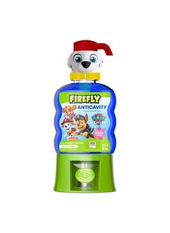 Firefly Kids Anti-Cavity Fluoride Rinse, Paw Patrol, Alcohol Free Formula, Ada Accepted, Helps Prevent Cavities, Bubble Gum Flavor, 16 Ounce  - Image 1