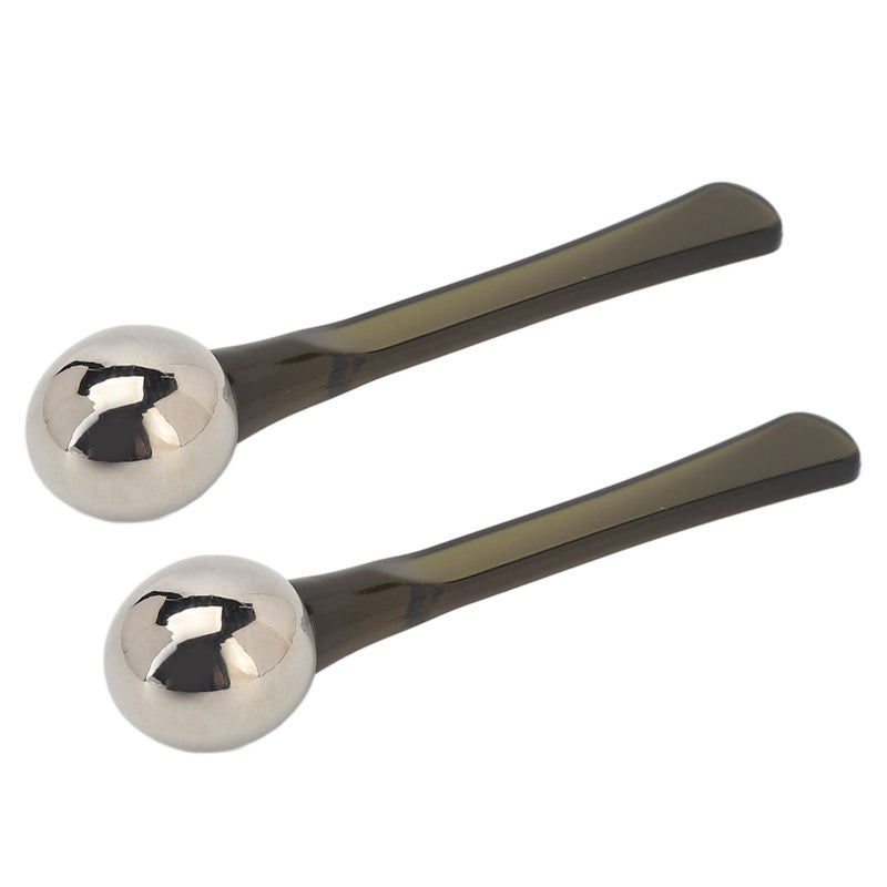 2pcs Eye Cream Applicator Zinc Alloy Roller Ball Massager Cream Scoop Eye Care Applicator Wand Stick - Image 2