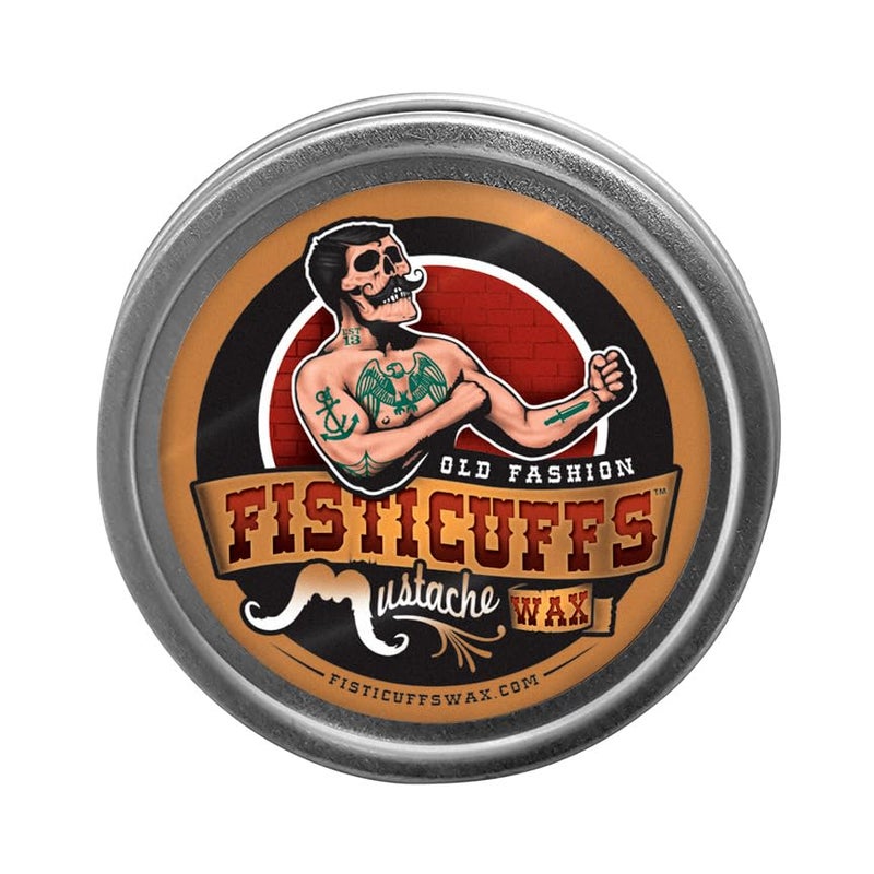 Grave Before Shave Fisticuffs Original scent Stronghold Mustache Wax 1oz tin