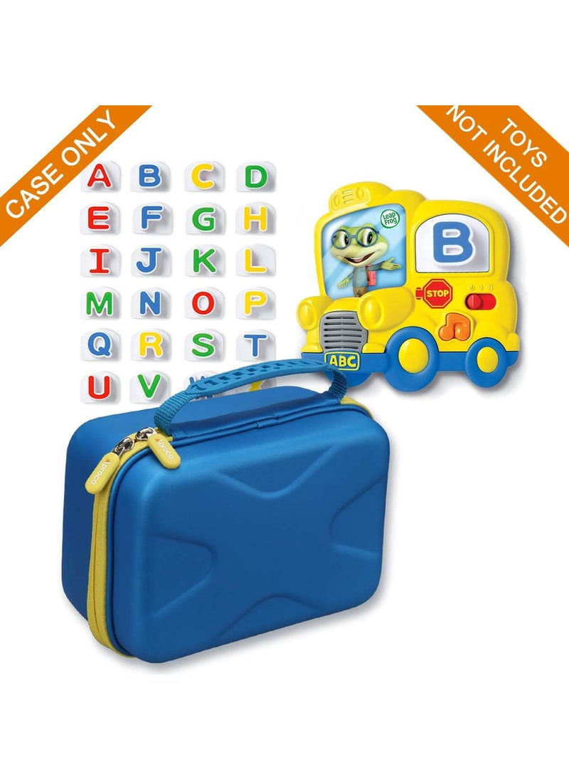 Aproca Aproca Hard Storage Travel Case for Leapfrog Fridge Phonics Magnetic Letter Set BlueYellow Zipper Case Only  - Image 4