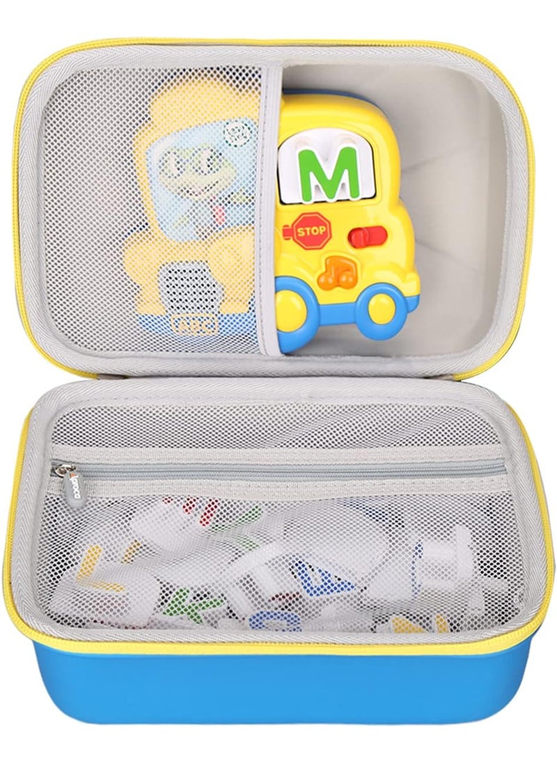 Aproca Aproca Hard Storage Travel Case for Leapfrog Fridge Phonics Magnetic Letter Set BlueYellow Zipper Case Only  - Image 1