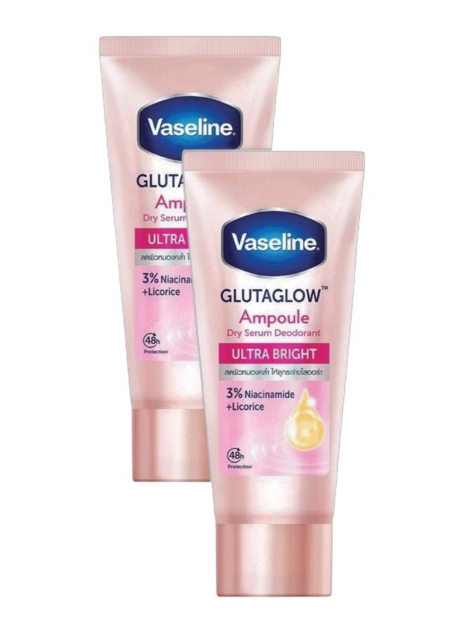فازلين مجموعة فازلين جلوتا جلو ألترا برايت أمبولات مزيل العرق الجاف 45 مل - Image 1