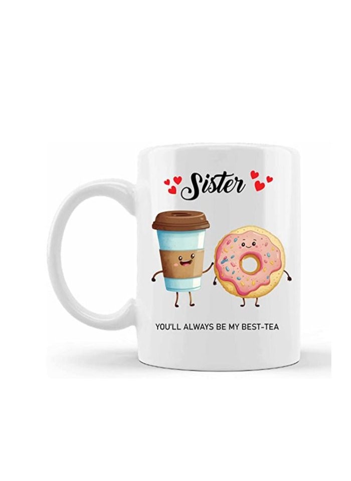 PRINTSHOP4ME - International Womens Day Ceramic Coffee Mug for Sister - Image 1