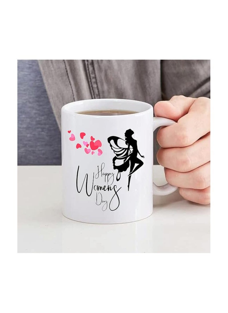 PRINTSHOP4ME - International Womens Day Ceramic Coffee Mug for Sister - Image 1