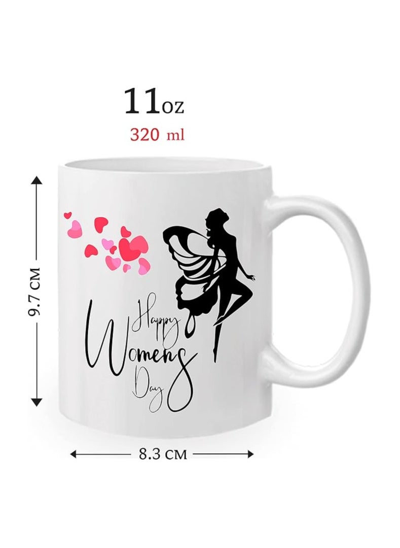 PRINTSHOP4ME - International Womens Day Ceramic Coffee Mug for Sister - Image 1