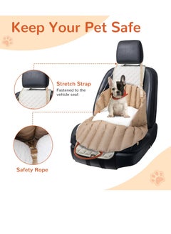 Excefore Dog Car Seat for Small & Medium Dogs, Foldable Dog Car Seat, Portable Car Seat for Dogs Cats, With Non-Slip, Booster Seat, a Pad and Safety Leash, Dog Habitat Bed for Travel Vacation  - Image 3