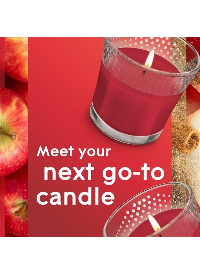 Glade Candle Jar, Air Freshener, Apple Cinnamon, 3.4 Oz, 2 Count  - Image 2