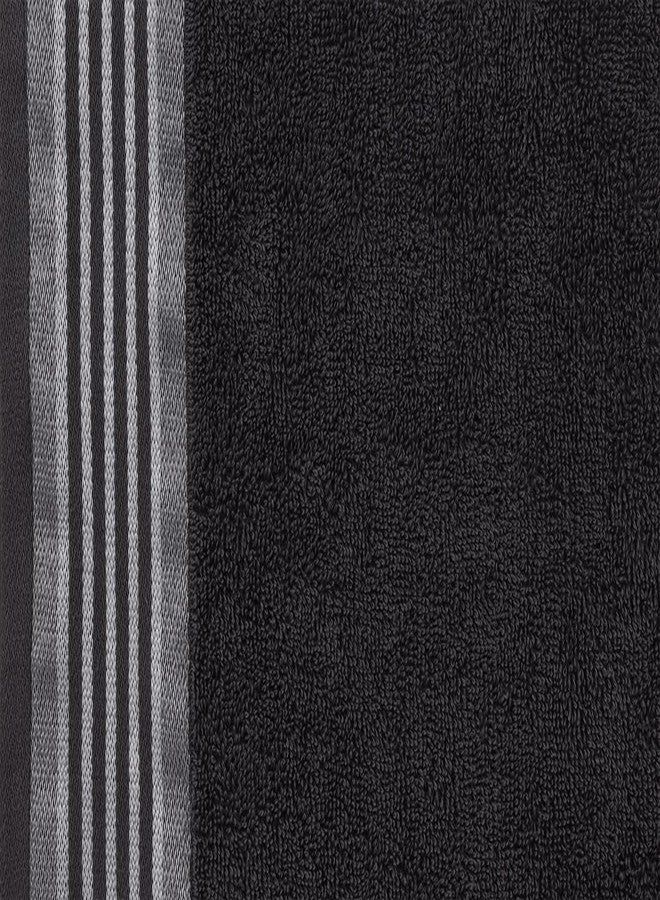 CASA COPENHAGEN, Designed in Denmark, 550 GSM, 35x70 Inches Extra Large Jumbo Size Bath Sheets, Set of 2 Towels, Super Soft Egyptian Cotton Towels for Bathroom & Shower - Granite Grey + Mirage Grey - Image 5