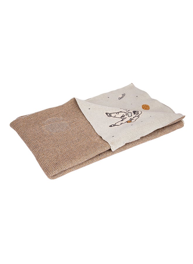 Alina Blanket 100% Cotton Knitted (Galaxy Multi ) - Image 2