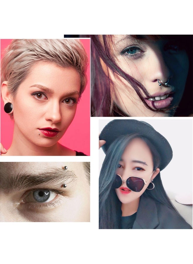 ATOMUS طقم مجوهرات ثقب الجسم مكون من 20 قطعة عام - Image 5