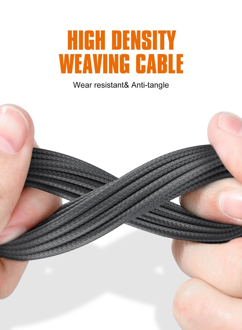 LDNIO Cable LDNIO 2 Meter USB-C TO USB-C 65W Fast Charging Data Cable Compatible with PD3.0/QC3.0 AND Other Fast Charging Protocols-Grey - Image 5