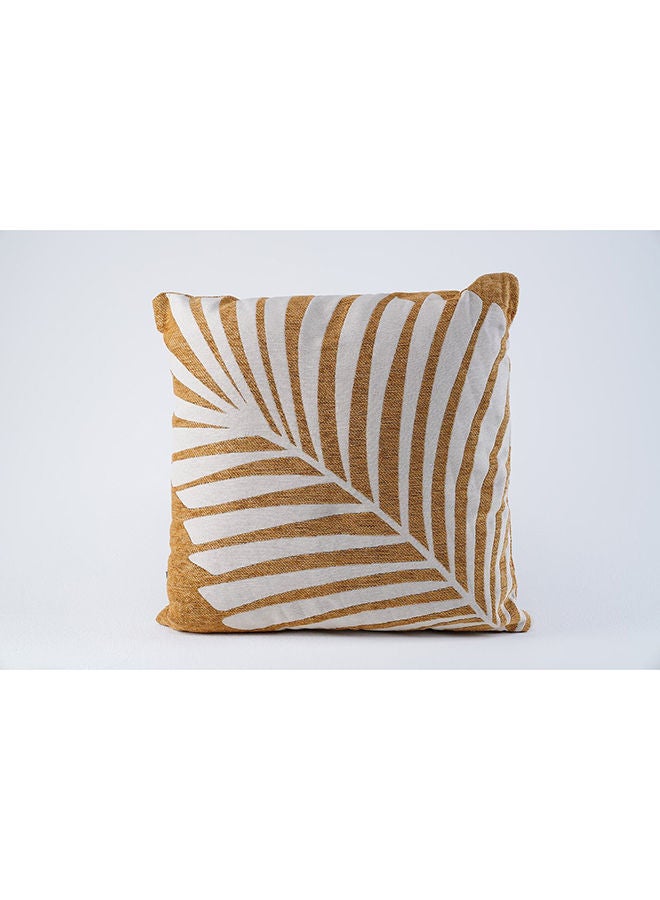 Pan Home وسادة محشوة من Easton Chenille مقاس 45×45 سم - أصفر - Image 2