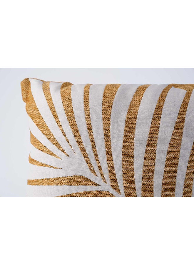 Pan Home وسادة محشوة من Easton Chenille مقاس 45×45 سم - أصفر - Image 3