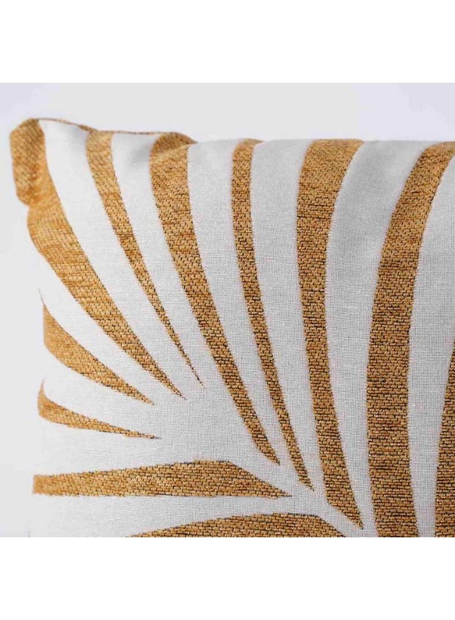 Pan Home وسادة محشوة من Easton Chenille مقاس 45×45 سم - أصفر - Image 3