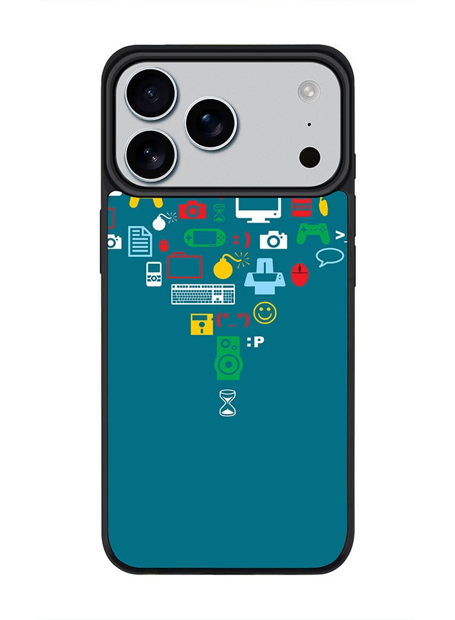 Stylizedd iPhone 17 Pro Max Case, [Compatible with MagSafe] Slim Magnetic cover Phone Case iPhone 17 Pro Max -Convergence (Green) - Image 1