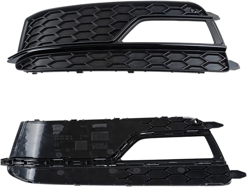 DEMULAX Car Front Bumper Fog Light Grille Cover - Image 5