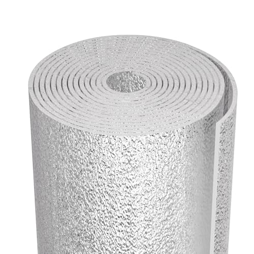 AGHITG Reflective Insulation Sheet, Window Insulation for Winter, Aluminum Foil Cotton Layer for Keep Warm, 59"（W) x 99"Window Insulation Kit - Image 1