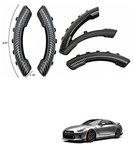 PRIKNIK Steering Wheel Grip Cover Non-Slip Sporty Design for 15 Inch Steering Wheel Compatible with N-issan G-TR - Image 3