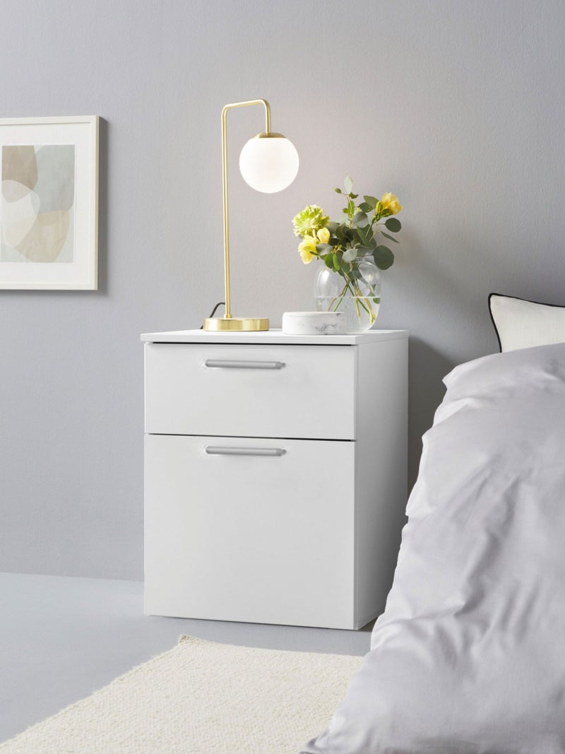 Furniture Store Modern MDF nightstand - Height 60 cm - Width 40 cm - Depth 32 cm, from Furniture Store. - Image 1