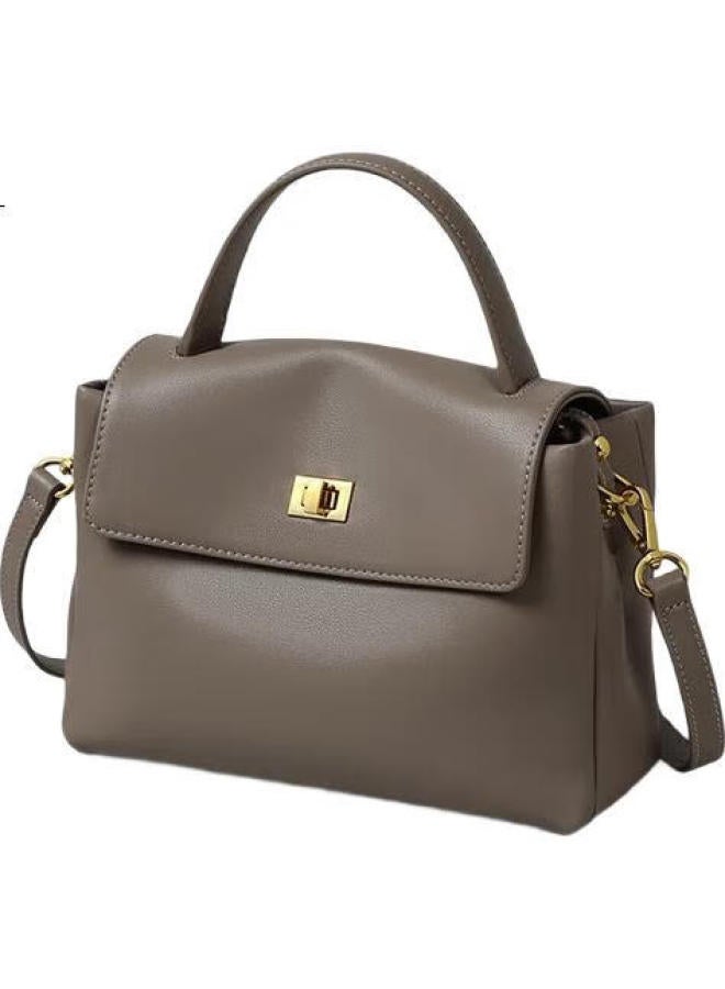 Viney Cowhide Crossbody Bag For Women, Messenger Bag For Commuting, Lightweight Single Shoulder Bag, Birthday Gift With High-End Feeling, Ideal For Gifting To Girlfriend Or Wife - Image 2