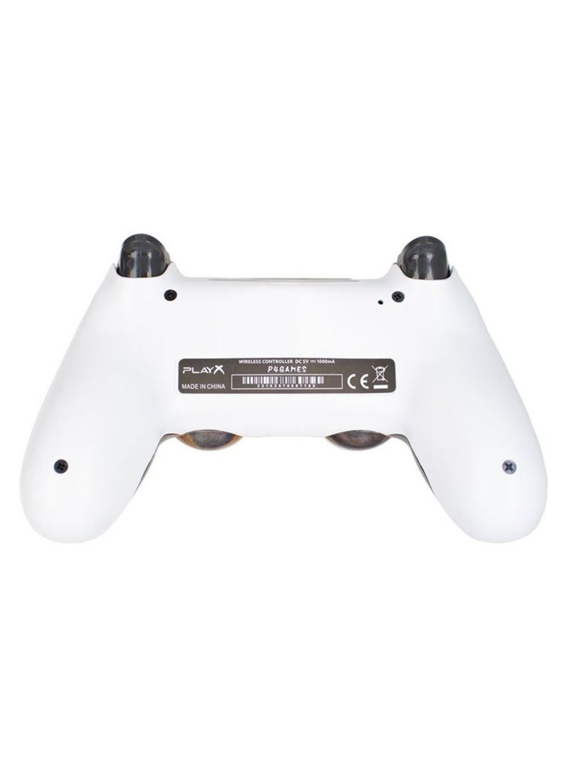 Play X Wireless Controller for PS4 – Dual Shock Gamepad with Vibration Feedback, Touchpad, and Bluetooth Connection – Compatible with PlayStation 4/Pro/Slim Console