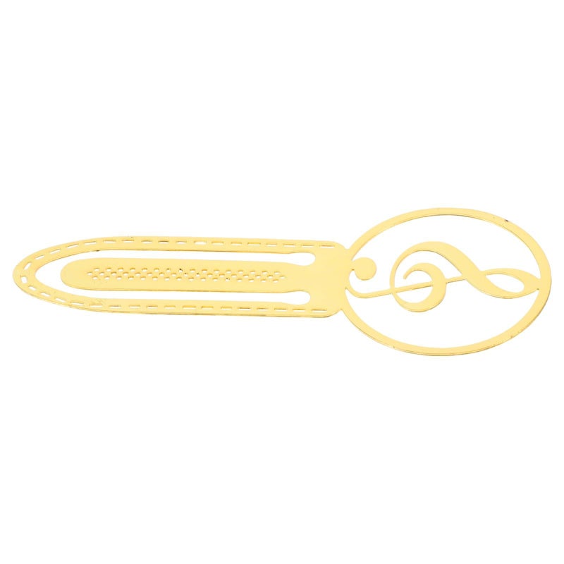 Metal Music Note Bookmark Hollow Treble Symbol Vintage for Teachers - Image 2