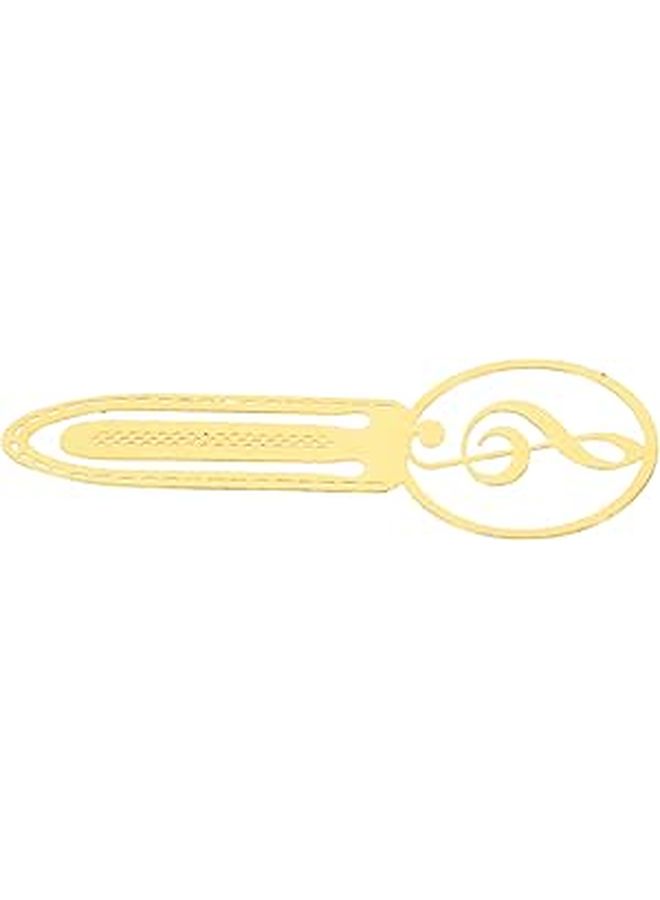 Metal Music Note Bookmark Hollow Treble Symbol Vintage for Teachers - Image 1