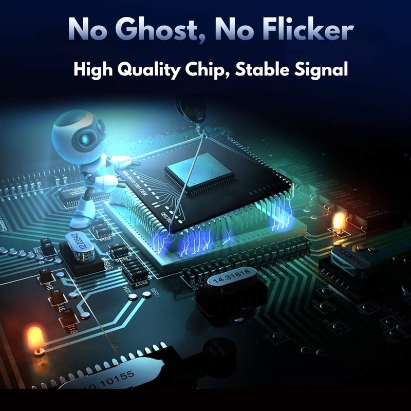Wonlyus HDMI Splitter 1 in 2 Out, HDMI Splitter 1 to 2 Amplifier for Full HD HDMI 2.0 1080P/ 3D/ 4K for Xbox PS4 PS3 Fire Stick Roku Blu-Ray Player Apple TV HDTV - Image 5