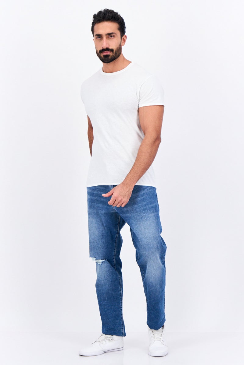 GAP Men Slim Fit Wash Stretchable Denim, Blue - Image 2