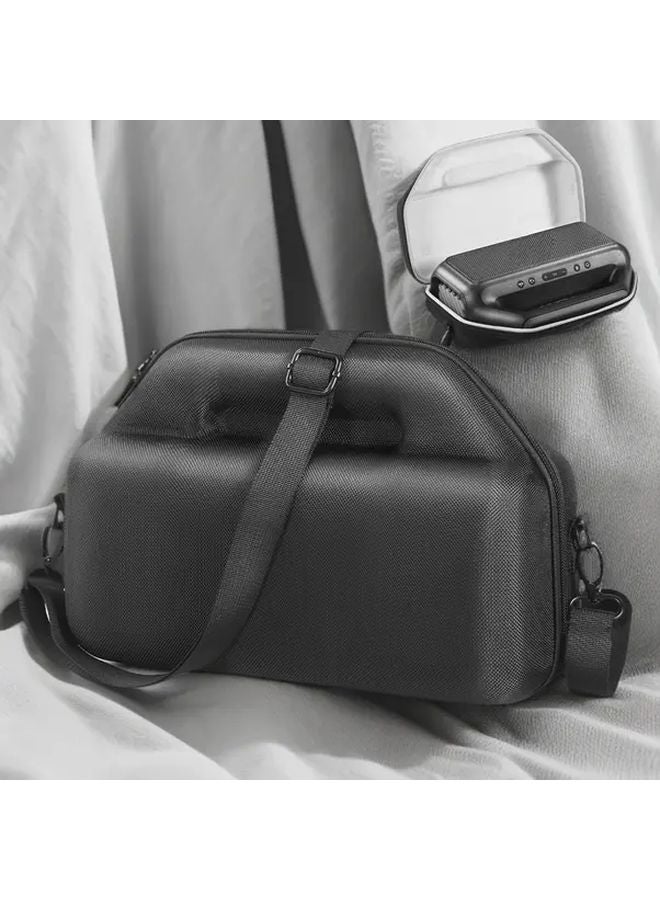 Black Protective Hard Case With Shoulder Strap For Anker Soundcore Motion Boom Speaker - Image 3