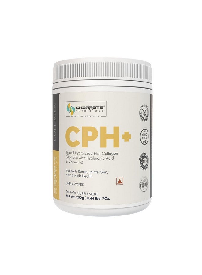 Sharrets Cph+ 200G X 2, Unflavored- Fish Collagen Powder Supplement With Hyaluronic Acid & Vitamin C - For Bones, Skin, Hair & Nails. - Image 2