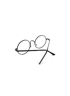 ORiTi ORiTi Retro Clear Lens Nerd Frames Glasses Vintage Round Full Metal Prince النظارات الشمسية  - Image 4