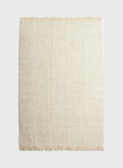 H&M Fringed Wool-Blend Rug