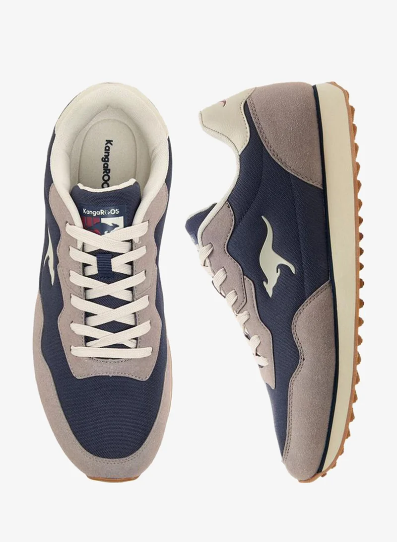 kangaROOS Men Panelled Lace-Up Sneakers