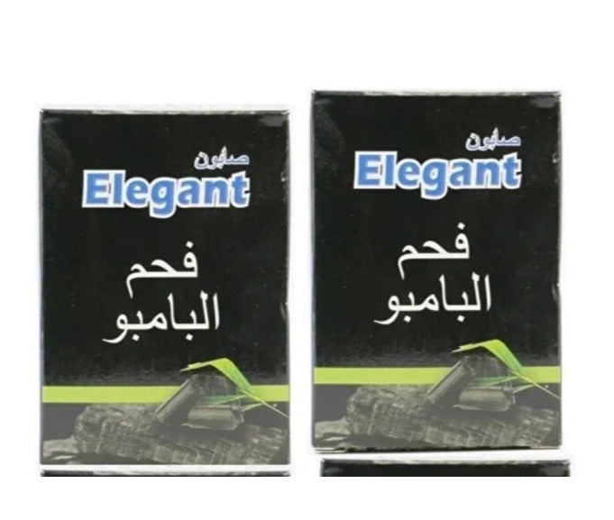 صابون بفحم البامبو لتنظيف البشرة بعمق 100 جرام(2 قطع )