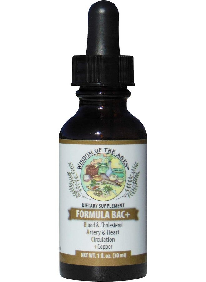 Wisdom Of The Ages Formula Bac+ Total Cardiovascular Support For Bloodarteriescirculation 1 Fl Oz - Image 2