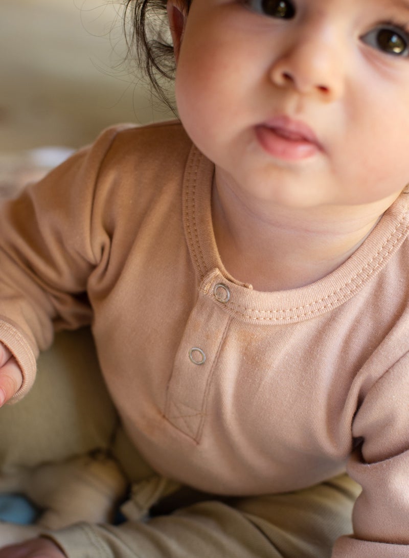 كايكو كوتون بودي سوت كم طويل - أزرق داكن - Image 3