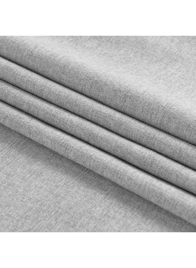 Winotic Grey Table Runner 13 x 36 Inches Long, Cotton Linen Farmhouse Style Dresser Scarf for Kitchen Dining Coffee Table Parties Wedding Home Decor (13” x 36”, Grey) - Image 4