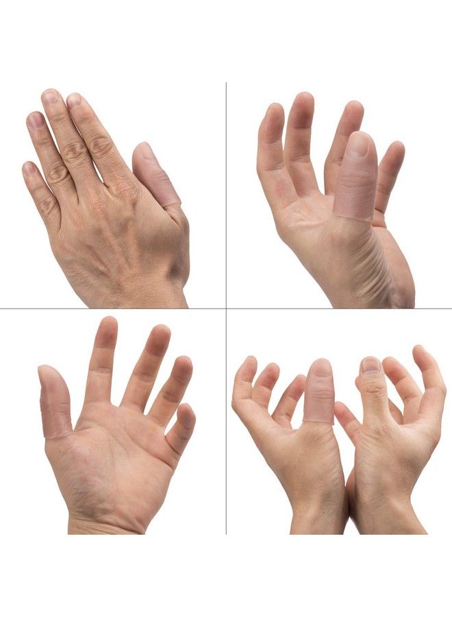 ANCIRS 20 Pcs Finger Magic Trick 2 Sizes Fake Soft Thumb Cover Prank Toy Tool For Making Objects Appear/Disappear Plastic - Image 5