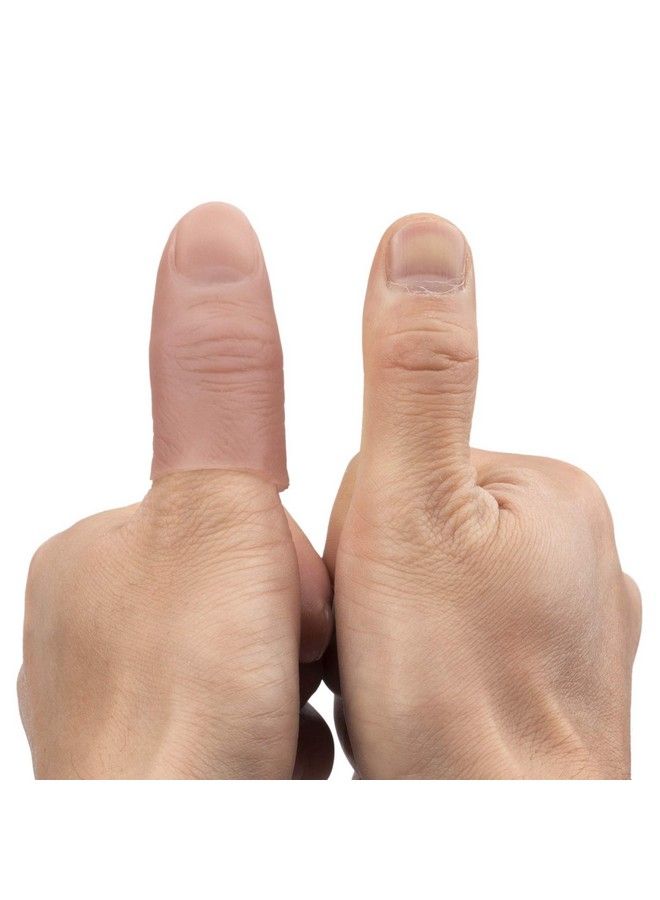 ANCIRS 20 Pcs Finger Magic Trick 2 Sizes Fake Soft Thumb Cover Prank Toy Tool For Making Objects Appear/Disappear Plastic - Image 4