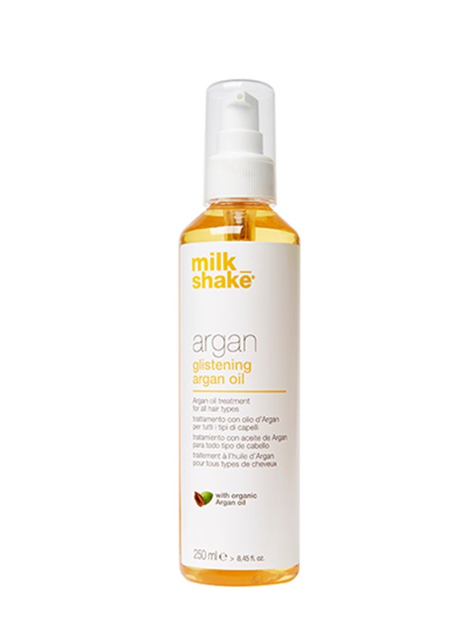 Milk Shake Argan Oil Hair Treatment – Nourishing & Repairing Oil for Soft, Shiny, Voluminous Hair – Anti-Frizz, Anti-Age & Protective Argan Hair Serum with Conditioning Silicones, 250ml - Image 1