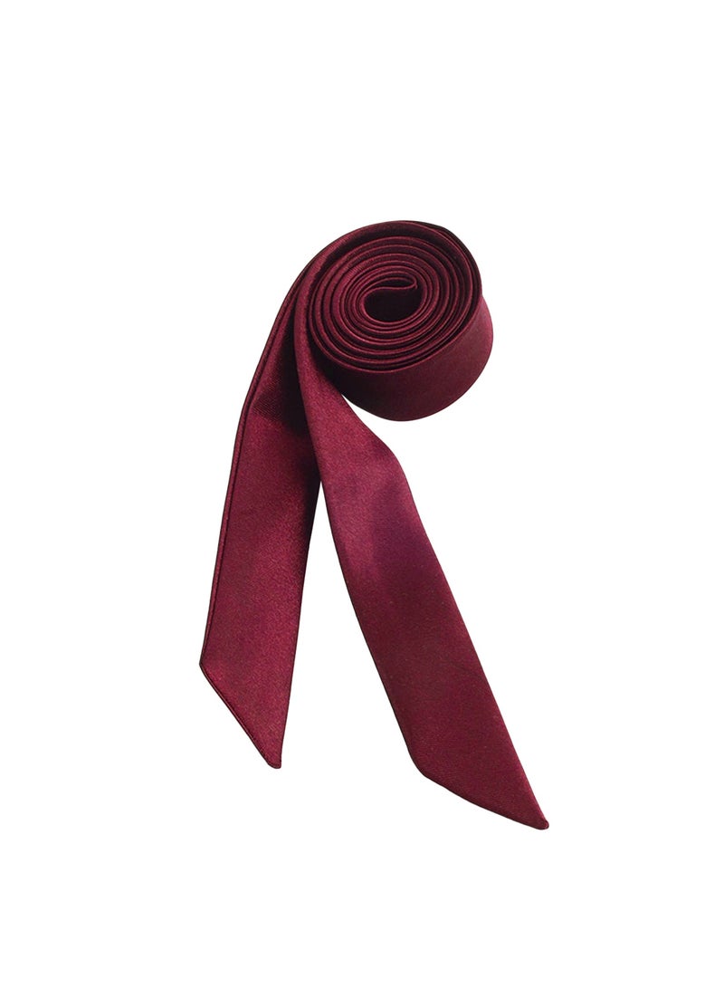 Hand tie bow tie self-tying bow tie Silk tie preppy girl bow tie Ribbon accessories - Image 2